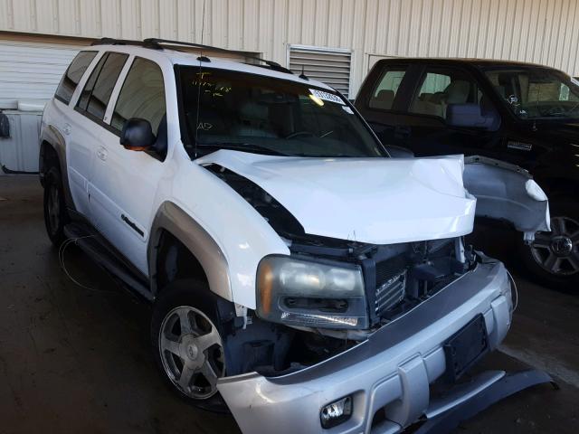 1GNDS13S142126514 - 2004 CHEVROLET TRAILBLAZE WHITE photo 1