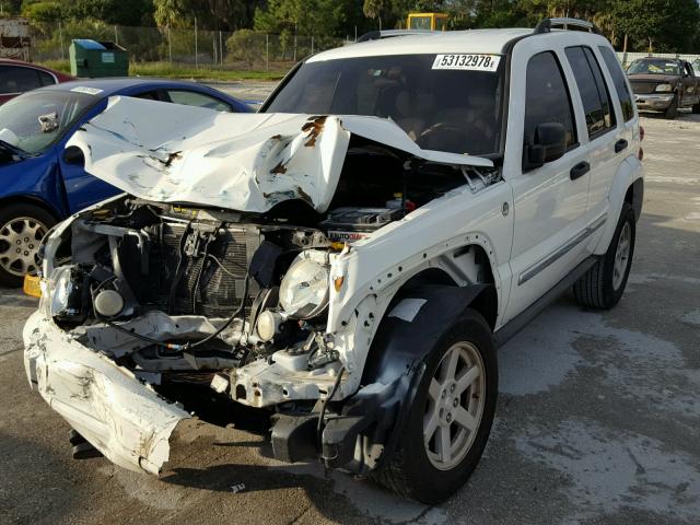 1J4GL58K46W139475 - 2006 JEEP LIBERTY LI WHITE photo 2