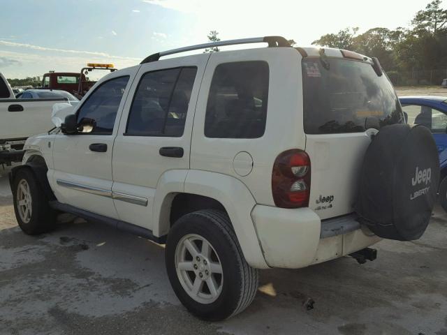 1J4GL58K46W139475 - 2006 JEEP LIBERTY LI WHITE photo 3