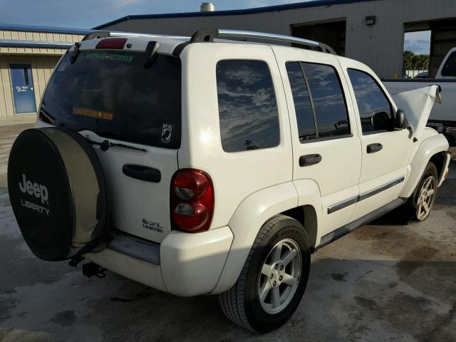 1J4GL58K46W139475 - 2006 JEEP LIBERTY LI WHITE photo 4