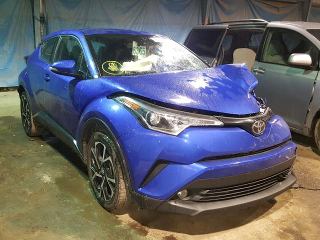 NMTKHMBX0JR049098 - 2018 TOYOTA C-HR XLE BLUE photo 1