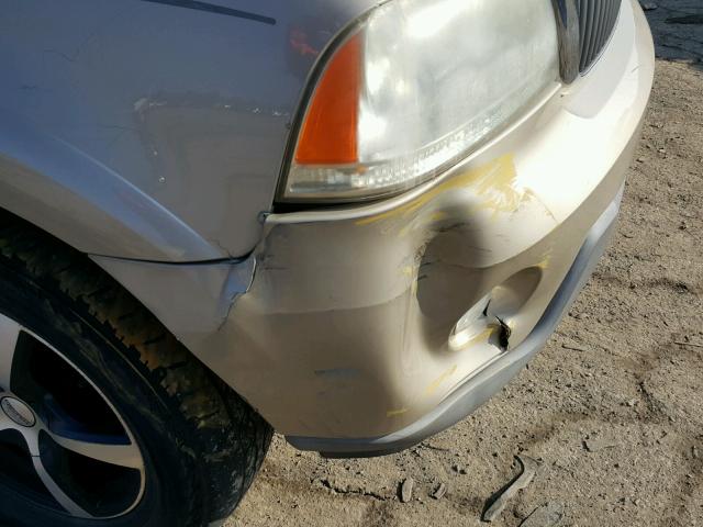 5LMEU88H24ZJ14854 - 2004 LINCOLN AVIATOR 金色 照片 9