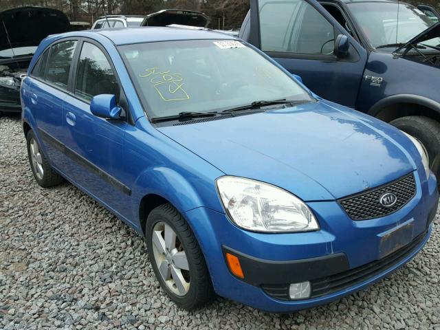 KNADE243696546618 - 2009 KIA RIO 5 SX BLUE photo 1