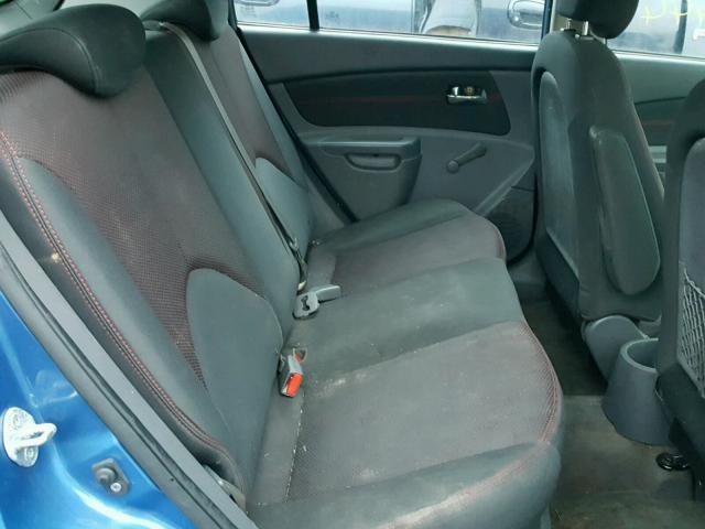 KNADE243696546618 - 2009 KIA RIO 5 SX BLUE photo 6