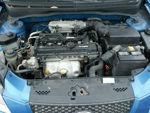 KNADE243696546618 - 2009 KIA RIO 5 SX BLUE photo 7