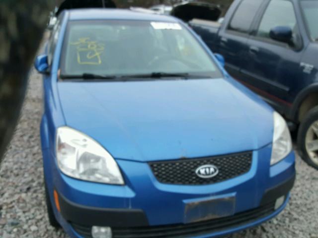 KNADE243696546618 - 2009 KIA RIO 5 SX BLUE photo 9