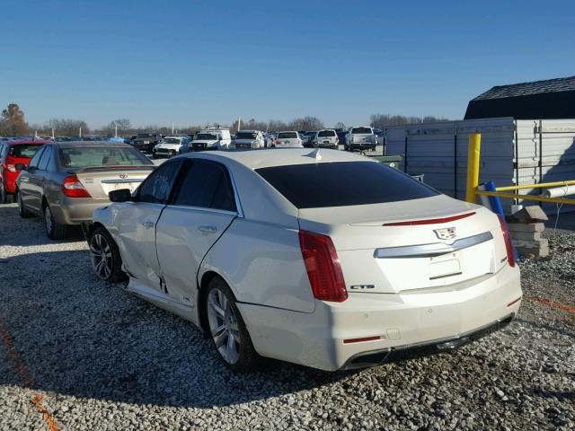 1G6AR5SX3E0131449 - 2014 CADILLAC CTS LUXURY WHITE photo 3