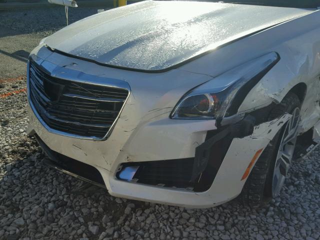 1G6AR5SX3E0131449 - 2014 CADILLAC CTS LUXURY WHITE photo 9