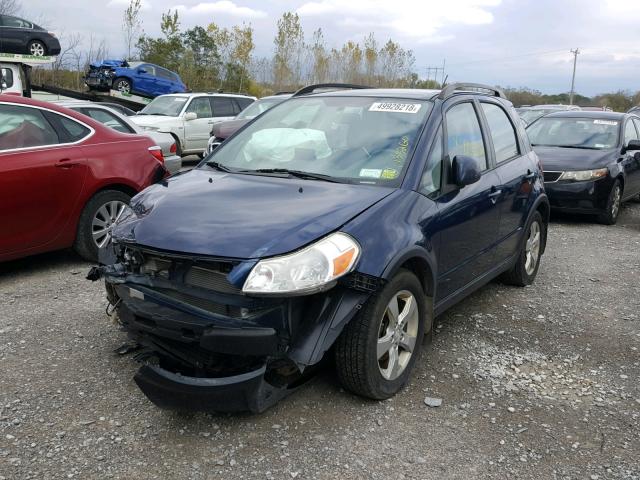 JS2YB5A34B6304392 - 2011 SUZUKI SX4 BASE BLUE photo 2