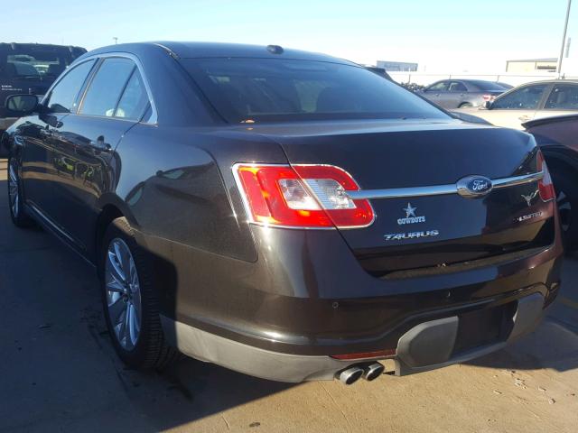 1FAHP2FW9AG162892 - 2010 FORD TAURUS LIM BLACK photo 3