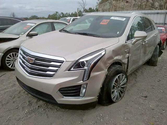 1GYKNBRS9HZ202198 - 2017 CADILLAC XT5 LUXURY SILVER photo 2