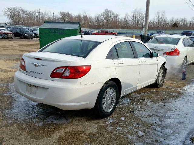 1C3LC56R87N575424 - 2007 CHRYSLER SEBRING TO WHITE photo 4