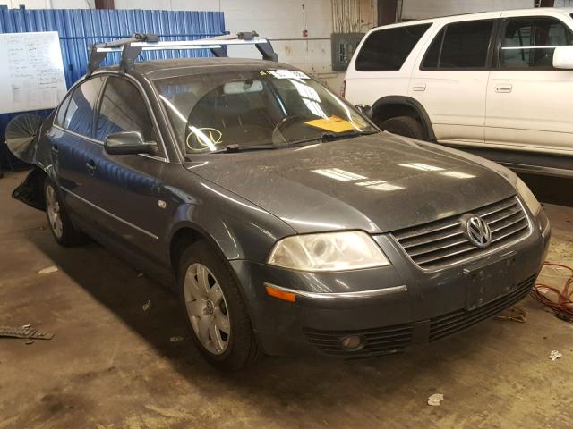 WVWTH63BX3P293150 - 2003 VOLKSWAGEN PASSAT GLX GRAY photo 1