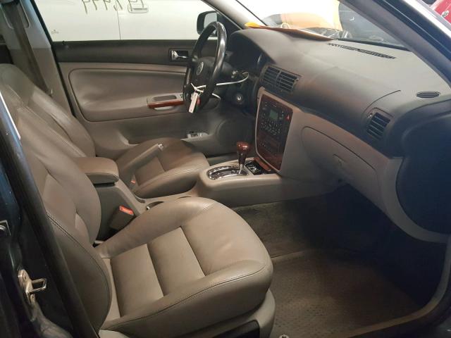 WVWTH63BX3P293150 - 2003 VOLKSWAGEN PASSAT GLX GRAY photo 5