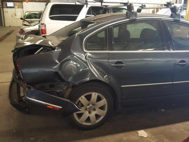 WVWTH63BX3P293150 - 2003 VOLKSWAGEN PASSAT GLX GRAY photo 9