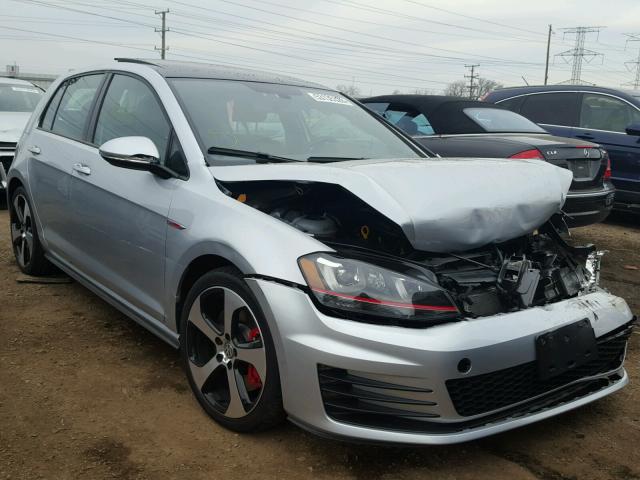 3VW447AU5HM045585 - 2017 VOLKSWAGEN GTI S/SE SILVER photo 1