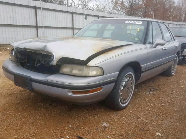 1G4HP52K4VH601183 - 1997 BUICK LESABRE CU SILVER photo 2