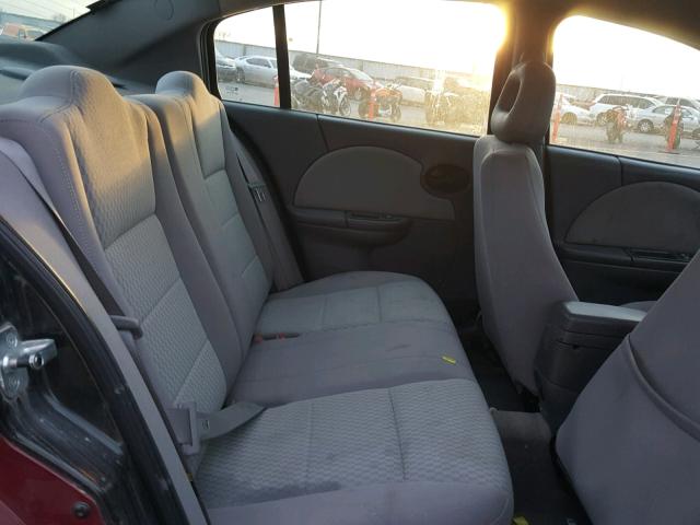 1G8AJ55F06Z120567 - 2006 SATURN ION LEVEL MAROON photo 6