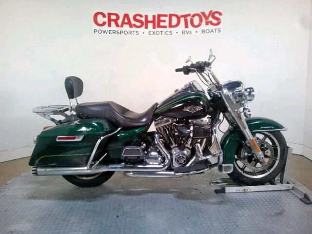 1HD1FBM16FB647712 - 2015 HARLEY-DAVIDSON FLHR ROAD GREEN photo 1