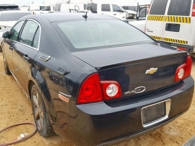 1G1ZC5E15BF210566 - 2011 CHEVROLET MALIBU 1LT BLACK photo 3