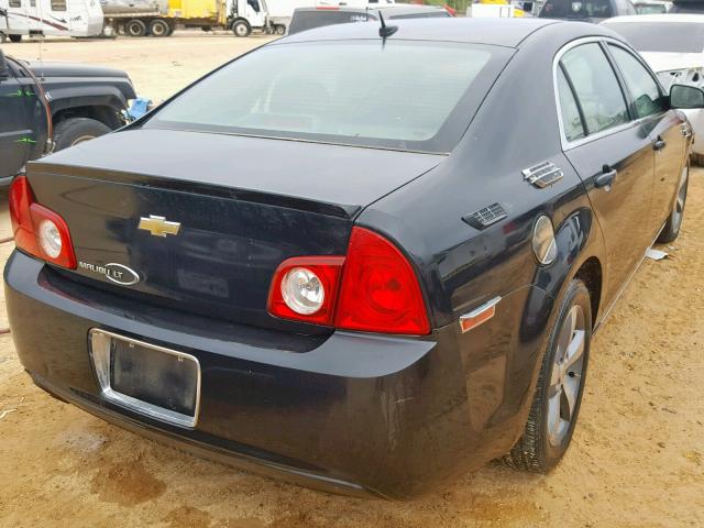 1G1ZC5E15BF210566 - 2011 CHEVROLET MALIBU 1LT BLACK photo 4