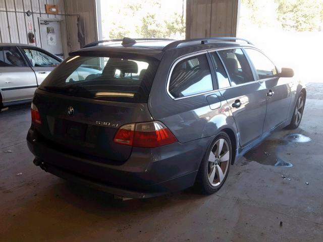 WBANN73506CN02695 - 2006 BMW 530 XIT GRAY photo 4