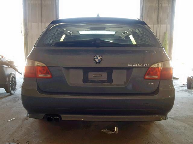 WBANN73506CN02695 - 2006 BMW 530 XIT GRAY photo 9