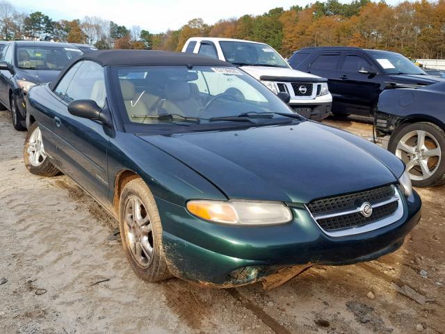 3C3EL55H5VT627364 - 1997 CHRYSLER SEBRING JX GREEN photo 1