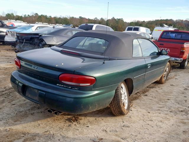 3C3EL55H5VT627364 - 1997 CHRYSLER SEBRING JX GREEN photo 4