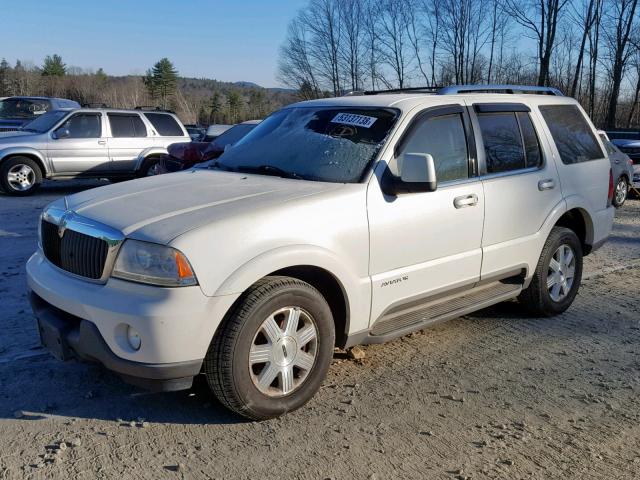 5LMEU78H73ZJ13885 - 2003 LINCOLN AVIATOR 白色 照片 2