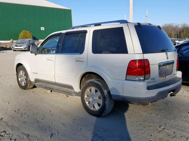 5LMEU78H73ZJ13885 - 2003 LINCOLN AVIATOR 白色 照片 3