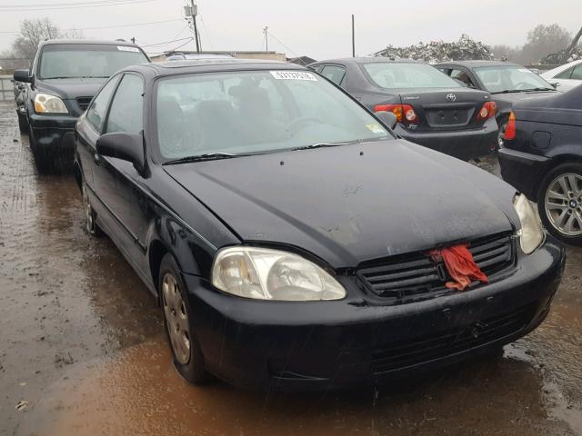 1HGEJ6222YL087478 - 2000 HONDA CIVIC DX BLACK photo 1