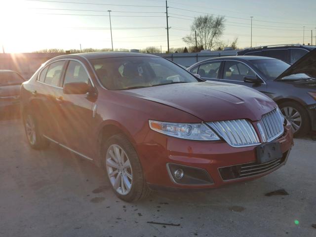 1LNHM93R79G606336 - 2009 LINCOLN MKS RED photo 1