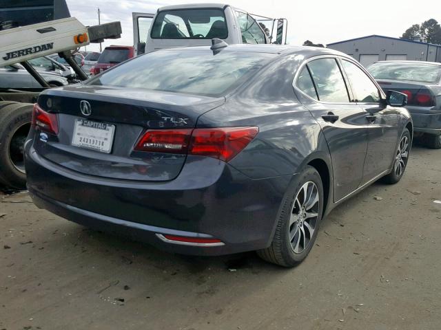 19UUB1F31FA025741 - 2015 ACURA TLX GRAY photo 4