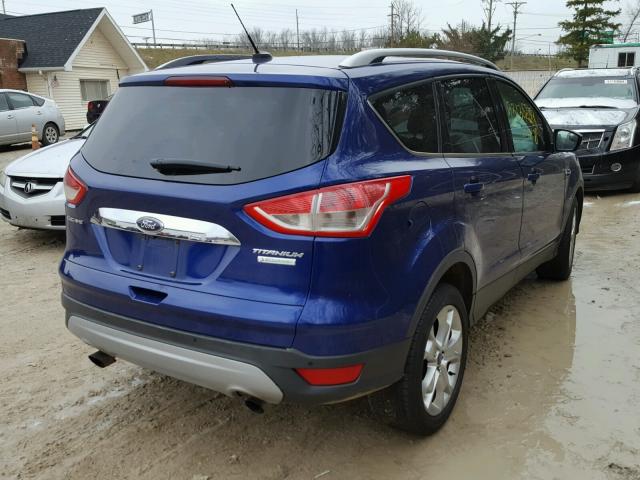 1FMCU0J93EUD36557 - 2014 FORD ESCAPE TIT BLUE photo 4