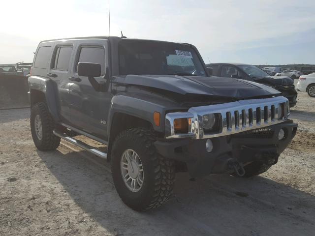 5GTDN13E078141381 - 2007 HUMMER H3 BLUE photo 1