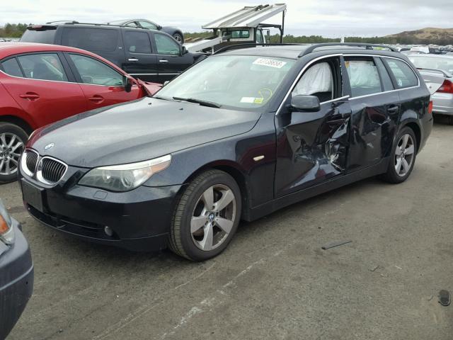 WBANN73586CN02993 - 2006 BMW 530 XIT BLACK photo 2