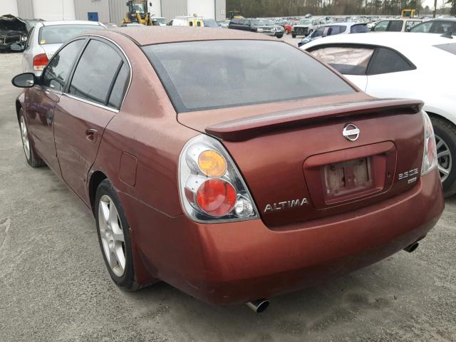 1N4BL11DX2C190663 - 2002 NISSAN ALTIMA SE BURGUNDY photo 3