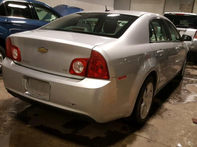 1G1ZG57BX9F204377 - 2009 CHEVROLET MALIBU LS ვერცხლისფერი ფოტო 4