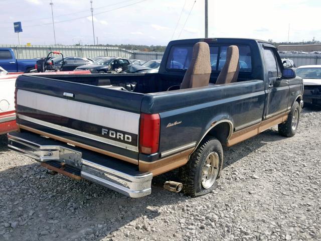 1FTEF15N2SNA51732 - 1995 FORD F150 GREEN photo 4