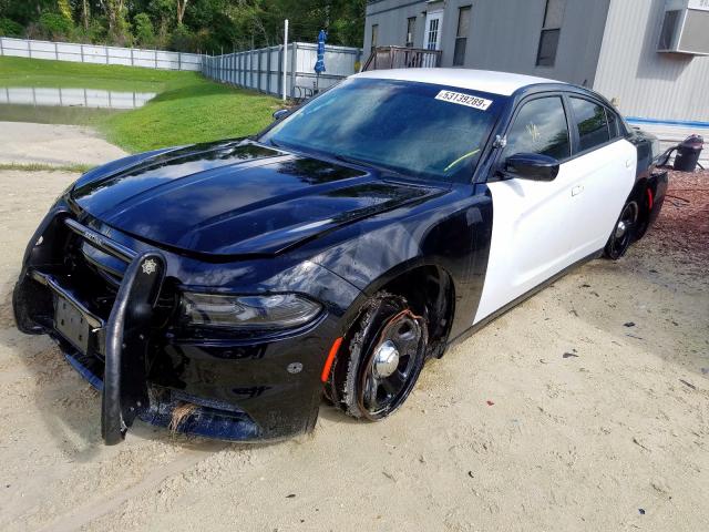 2C3CDXAG7HH542360 - 2017 DODGE CHARGER PO TWO TONE photo 2