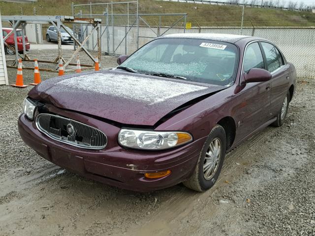 1G4HP52K64U114959 - 2004 BUICK LESABRE CU BURGUNDY photo 2