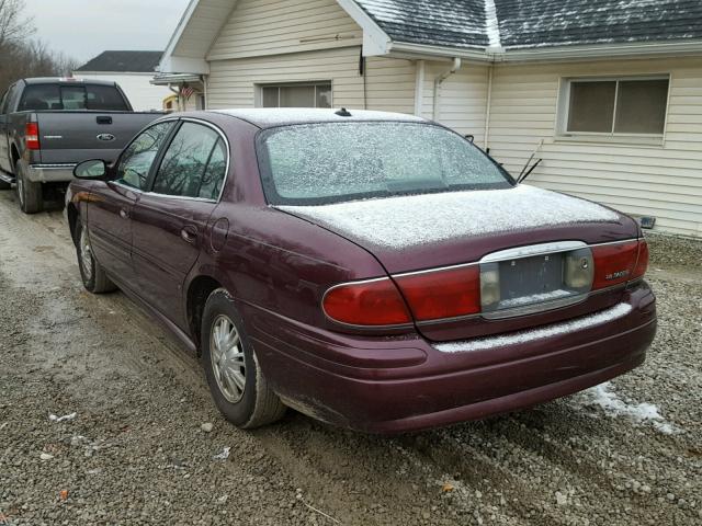 1G4HP52K64U114959 - 2004 BUICK LESABRE CU BURGUNDY photo 3