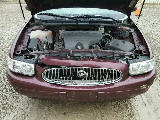 1G4HP52K64U114959 - 2004 BUICK LESABRE CU BURGUNDY photo 7