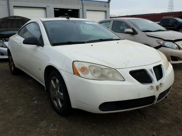 1G2ZH17N284123363 - 2008 PONTIAC G6 GT WHITE photo 1