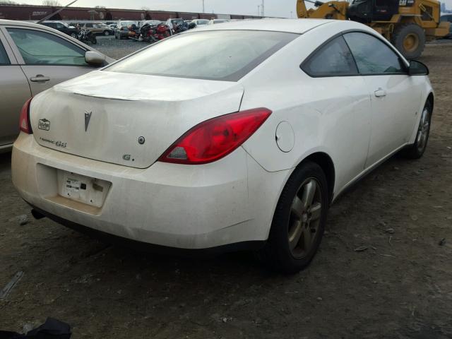 1G2ZH17N284123363 - 2008 PONTIAC G6 GT WHITE photo 4