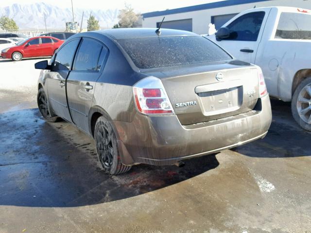 3N1AB61E97L699981 - 2007 NISSAN SENTRA 2.0 BROWN photo 3