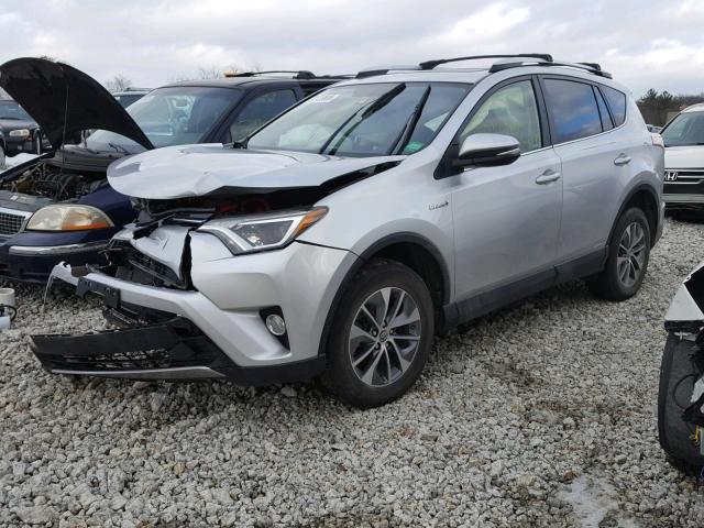 JTMRJREV2GD006723 - 2016 TOYOTA RAV4 HV XL SILVER photo 2