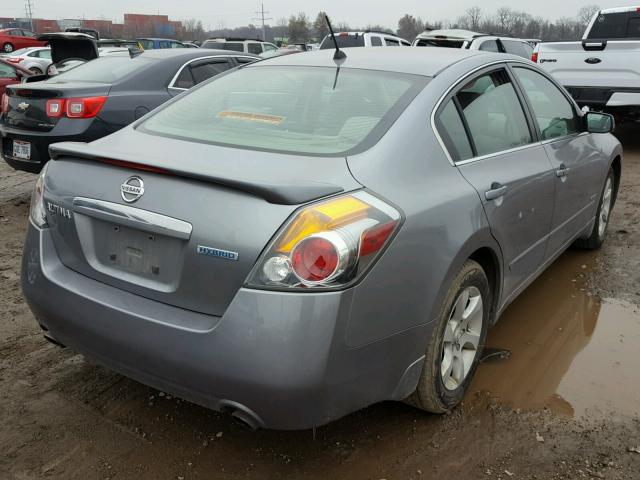 1N4CL21EX8C248167 - 2008 NISSAN ALTIMA HYB GRAY photo 4