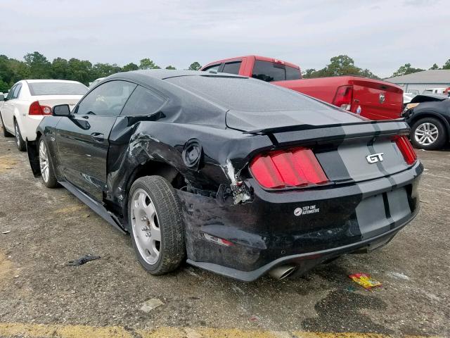 1FA6P8CF7G5261052 - 2016 FORD MUSTANG GT BLACK photo 3